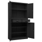 vidaXL Büroschrank Anthrazit 90x40x180 cm Stahl vidaXL Büroschrank Anthrazit 90x40x180 cm Stahl