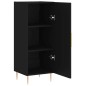 vidaXL Sideboard Schwarz 34,5x34x90 cm Holzwerkstoff vidaXL Sideboard Schwarz 34,5x34x90 cm Holzwerkstoff