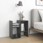 vidaXL Nachttische 2 Stk. Grau 50x30x51,5 cm Holzwerkstoff vidaXL Nachttische 2 Stk. Grau 50x30x51,5 cm Holzwerkstoff