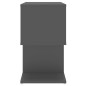 vidaXL Nachttische 2 Stk. Grau 50x30x51,5 cm Holzwerkstoff vidaXL Nachttische 2 Stk. Grau 50x30x51,5 cm Holzwerkstoff