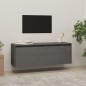 vidaXL Wandschrank Grau 100x30x35 cm Massivholz Kiefer vidaXL Wandschrank Grau 100x30x35 cm Massivholz Kiefer