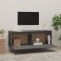 vidaXL Wandschrank Grau 100x30x35 cm Massivholz Kiefer vidaXL Wandschrank Grau 100x30x35 cm Massivholz Kiefer
