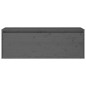 vidaXL Wandschrank Grau 100x30x35 cm Massivholz Kiefer vidaXL Wandschrank Grau 100x30x35 cm Massivholz Kiefer