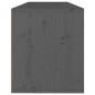 vidaXL Wandschrank Grau 100x30x35 cm Massivholz Kiefer vidaXL Wandschrank Grau 100x30x35 cm Massivholz Kiefer