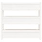 vidaXL Pflanzkübel Weiß 112x25x104,5 cm Massivholz Kiefer vidaXL Pflanzkübel Weiß 112x25x104,5 cm Massivholz Kiefer