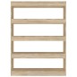 vidaXL Bücherregal/Raumteiler Sonoma-Eiche 100x30x135 cm vidaXL Bücherregal/Raumteiler Sonoma-Eiche 100x30x135 cm