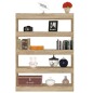 vidaXL Bücherregal/Raumteiler Sonoma-Eiche 100x30x135 cm vidaXL Bücherregal/Raumteiler Sonoma-Eiche 100x30x135 cm