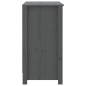 vidaXL Bücherregal Grau 80x35x68 cm Massivholz Kiefer vidaXL Bücherregal Grau 80x35x68 cm Massivholz Kiefer