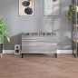 vidaXL Plattenschrank Grau Sonoma 74,5x38x48 cm Holzwerkstoff vidaXL Plattenschrank Grau Sonoma 74,5x38x48 cm Holzwerkstoff