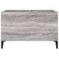 vidaXL Plattenschrank Grau Sonoma 74,5x38x48 cm Holzwerkstoff vidaXL Plattenschrank Grau Sonoma 74,5x38x48 cm Holzwerkstoff