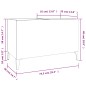 vidaXL Plattenschrank Grau Sonoma 74,5x38x48 cm Holzwerkstoff vidaXL Plattenschrank Grau Sonoma 74,5x38x48 cm Holzwerkstoff