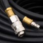 vidaXL Hybrid-Luftschlauch Schwarz 0,6" 20 m Gummi und PVC vidaXL Hybrid-Luftschlauch Schwarz 0,6" 20 m Gummi und PVC