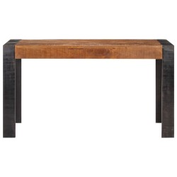 vidaXL Esstisch 140x70x76 cm Raues Mango-Massivholz