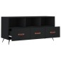 vidaXL TV-Schrank Schwarz 102x36x50 cm Holzwerkstoff vidaXL TV-Schrank Schwarz 102x36x50 cm Holzwerkstoff