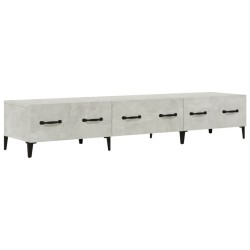 vidaXL TV-Schrank Betongrau 150x34,5x30 cm Holzwerkstoff
