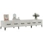 vidaXL TV-Schrank Betongrau 150x34,5x30 cm Holzwerkstoff vidaXL TV-Schrank Betongrau 150x34,5x30 cm Holzwerkstoff