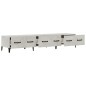 vidaXL TV-Schrank Betongrau 150x34,5x30 cm Holzwerkstoff vidaXL TV-Schrank Betongrau 150x34,5x30 cm Holzwerkstoff