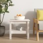 vidaXL Couchtisch Weiß 45x45x40 cm Massivholz Kiefer vidaXL Couchtisch Weiß 45x45x40 cm Massivholz Kiefer