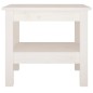 vidaXL Couchtisch Weiß 45x45x40 cm Massivholz Kiefer vidaXL Couchtisch Weiß 45x45x40 cm Massivholz Kiefer