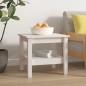 vidaXL Couchtisch Weiß 45x45x40 cm Massivholz Kiefer vidaXL Couchtisch Weiß 45x45x40 cm Massivholz Kiefer