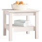vidaXL Couchtisch Weiß 45x45x40 cm Massivholz Kiefer vidaXL Couchtisch Weiß 45x45x40 cm Massivholz Kiefer