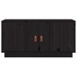vidaXL TV-Schrank Schwarz 80x34x40 cm Massivholz Kiefer vidaXL TV-Schrank Schwarz 80x34x40 cm Massivholz Kiefer