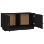 vidaXL TV-Schrank Schwarz 80x34x40 cm Massivholz Kiefer vidaXL TV-Schrank Schwarz 80x34x40 cm Massivholz Kiefer