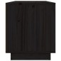 vidaXL TV-Schrank Schwarz 80x34x40 cm Massivholz Kiefer vidaXL TV-Schrank Schwarz 80x34x40 cm Massivholz Kiefer