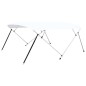 vidaXL 4-Bow Bimini Top Weiß 243x(230-244)x137 cm vidaXL 4-Bow Bimini Top Weiß 243x(230-244)x137 cm