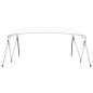 vidaXL 4-Bow Bimini Top Weiß 243x(230-244)x137 cm vidaXL 4-Bow Bimini Top Weiß 243x(230-244)x137 cm