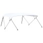 vidaXL 4-Bow Bimini Top Weiß 243x(230-244)x137 cm vidaXL 4-Bow Bimini Top Weiß 243x(230-244)x137 cm
