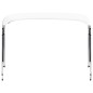 vidaXL 4-Bow Bimini Top Weiß 243x(230-244)x137 cm vidaXL 4-Bow Bimini Top Weiß 243x(230-244)x137 cm