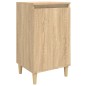 vidaXL Nachttisch Sonoma-Eiche 40x35x70 cm Holzwerkstoff vidaXL Nachttisch Sonoma-Eiche 40x35x70 cm Holzwerkstoff