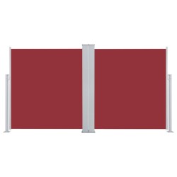 vidaXL Ausziehbare Seitenmarkise 170 x 600 cm Rot