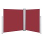 vidaXL Ausziehbare Seitenmarkise 170 x 600 cm Rot vidaXL Ausziehbare Seitenmarkise 170 x 600 cm Rot