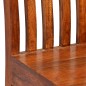 Essgruppe 7-tlg. Akazienholz Massiv mit Palisander-Finish Essgruppe 7-tlg. Akazienholz Massiv mit Palisander-Finish