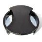 vidaXL Couchtisch Form-Verstellbar Hochglanz Schwarz vidaXL Couchtisch Form-Verstellbar Hochglanz Schwarz