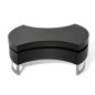 vidaXL Couchtisch Form-Verstellbar Hochglanz Schwarz vidaXL Couchtisch Form-Verstellbar Hochglanz Schwarz