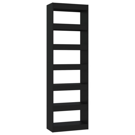 vidaXL Bücherregal/Raumteiler Schwarz 60x30x198 cm