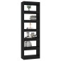 vidaXL Bücherregal/Raumteiler Schwarz 60x30x198 cm vidaXL Bücherregal/Raumteiler Schwarz 60x30x198 cm