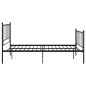 vidaXL Bett Schwarz Metall 120x200 cm vidaXL Bett Schwarz Metall 120x200 cm