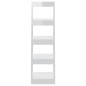 vidaXL Bücherregal/Raumteiler Hochglanz-Weiß 40x30x135 cm vidaXL Bücherregal/Raumteiler Hochglanz-Weiß 40x30x135 cm