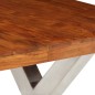 Essgruppe 7-tlg. Akazienholz Massiv mit Palisander-Finish Essgruppe 7-tlg. Akazienholz Massiv mit Palisander-Finish