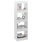 vidaXL Bücherregal/Raumteiler Hochglanz-Weiß 40x30x135 cm vidaXL Bücherregal/Raumteiler Hochglanz-Weiß 40x30x135 cm