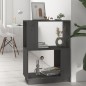 vidaXL Bücherregal/Raumteiler Grau 51x25x70 cm Massivholz Kiefer vidaXL Bücherregal/Raumteiler Grau 51x25x70 cm Massivholz Kiefer