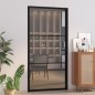 vidaXL Innentür 102,5x201,5 cm Schwarz ESG-Glas und Aluminium vidaXL Innentür 102,5x201,5 cm Schwarz ESG-Glas und Aluminium
