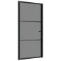 vidaXL Innentür 102,5x201,5 cm Schwarz ESG-Glas und Aluminium vidaXL Innentür 102,5x201,5 cm Schwarz ESG-Glas und Aluminium