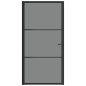 vidaXL Innentür 102,5x201,5 cm Schwarz ESG-Glas und Aluminium vidaXL Innentür 102,5x201,5 cm Schwarz ESG-Glas und Aluminium