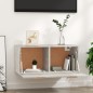 vidaXL Wandschrank Betongrau 80x35x36,5 cm Holzwerkstoff vidaXL Wandschrank Betongrau 80x35x36,5 cm Holzwerkstoff