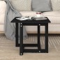 vidaXL Couchtisch Schwarz 50x50x45 cm Massivholz Kiefer vidaXL Couchtisch Schwarz 50x50x45 cm Massivholz Kiefer
